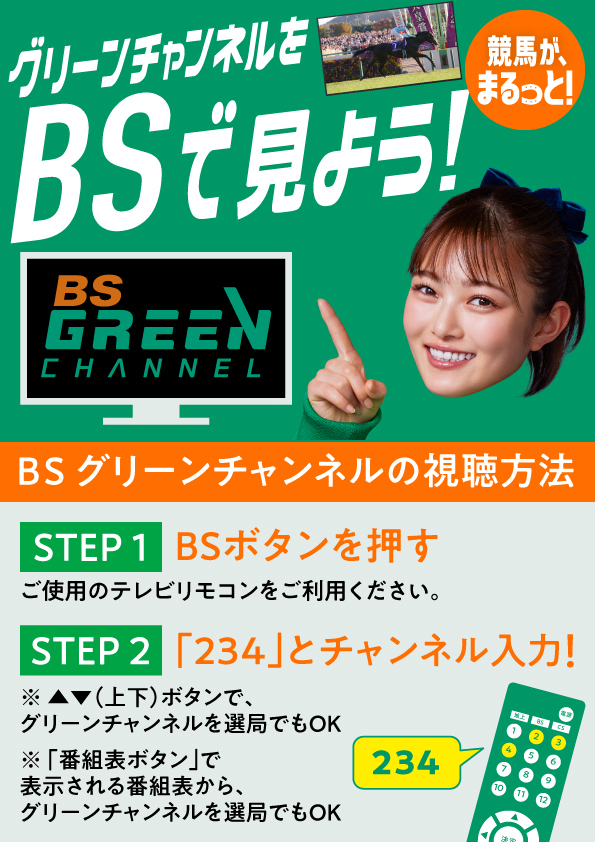 グリーンチャンネルをBSで見よう